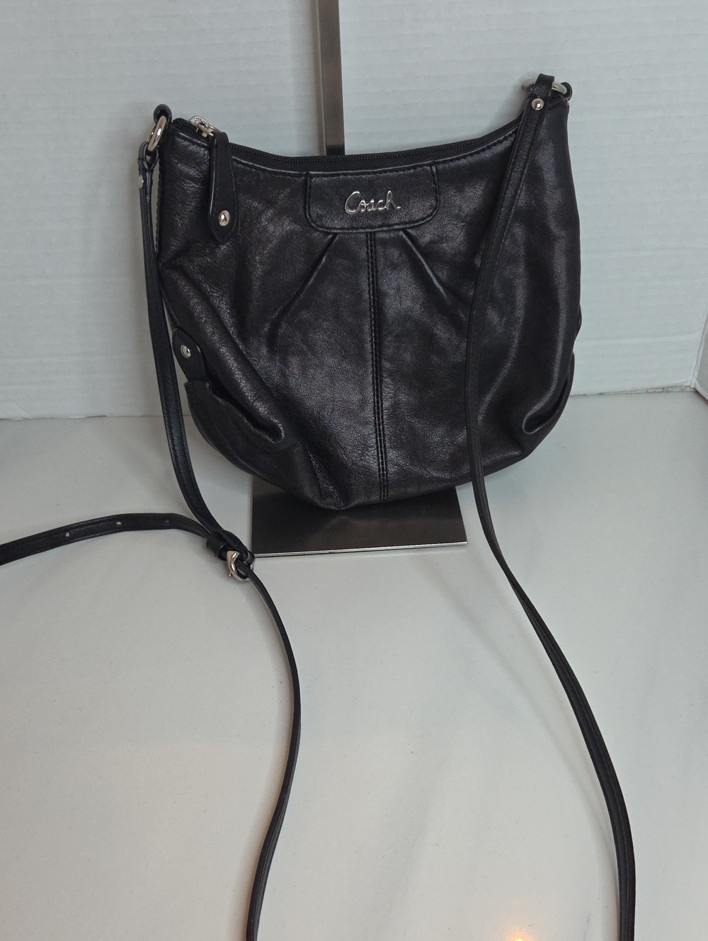Coach Ashley Leather Swingpack Crossbody Bag